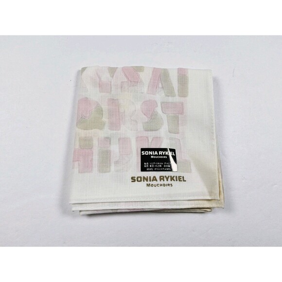Sonia Rykiel Handkerchief Neckerchief Bandana Scarf - Picture 1 of 4